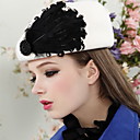 Women's Adjustable Vintage Shell Tweed Wool Beret Hat