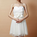 Lovely Satin Women's Evening/Wedding Belt With Flowers & Pearls (More Colors)