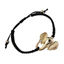 elefante de la mujer pulsera de tejido de punto