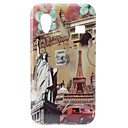 Frihedsgudinden og Eiffel Tårnet mønster Hard cover til Samsung Galaxy Ace S5830