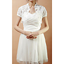 Short Puff Sleeve Lace Wedding/Evening Jacket/Wrap (More Colors)