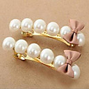Women's Bowknot Pearl Hair Clip(5.82*1.85cm)