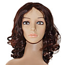 100% Indian Remy Hair Lace Front Auburn long Curly Wig