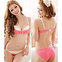 Frauen Schöne Polka Dots BH Set
