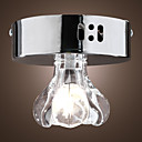 20W moderne flush mount lys med krystal skygge