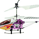 3CH RC Hubschrauber Legierung Körper mit Infrarot-Funk-Fernbedienung Hubschrauber Indoor-Spielzeug (silber) (yx02689s)
