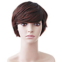 Capless Short Brown Wavy High Quality Synthetic Japanese Kanekalon Christmas Parties Wigs