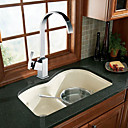 Solid Brass Contemporary Single Handle Kictchen Faucet-Chrome Finish