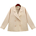 ALAN Casual Tweed Tailored Collar Coat