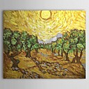handgeschilderd olieverfschilderij van Van Gogh met gestrekte kader
