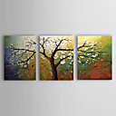 Hand-painted Floral Oil Painting with Stretched Frame