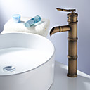 antike Messing Waschbecken Wasserhahn - Bambus Form Design