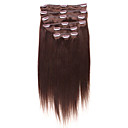 100% Indian Remy Hair 18 "Silky Straight Clips In Hair Extensions 26 kleuren om uit te kiezen