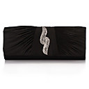 Gorgeous Satin with Crystal Evening Handbag/Clutches(More Colors)