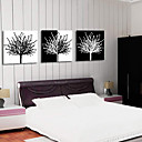 Stretched Canvas Print Contemporary Abstract Tree Set of 3 1301-0191