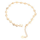 Four-leaf Clover Gold-plated Anklet