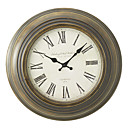 17" Retro Metal Wall Clock