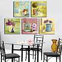 Stretched Canvas Print Still Life Classic Style Set of 5 1301-0156