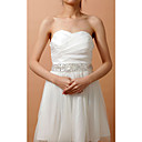 Stunning Elastic Satin Wedding/Evening Belt With Crystal & Beading (More Colors)