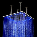 20 inch Stainless Steel Shower Head with Color Changing LED Light
