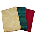Traditional Jacquard Big Floral Rectangular Polyester Table Cloth