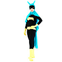 Black and Green Lycra Female Batman Zentai