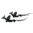 Clipe da Mulher Borboleta Tassels longo em Brincos