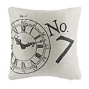 n.7 in cotone / lino cuscino copertura stampa decorativa