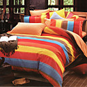 Colorful Cotton Full 3-Piece Duvet Cover Set