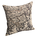 Ancient China Map Cotton/Linen Decorative Pillow Cover