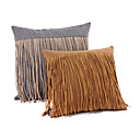 Set of 2 Tassel Design Woolen Cloth Decorative Pillow Cover