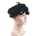 Indiano de 100% do cabelo encaracolado curto Remy 9 "até 7" Mens Toupee