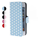 Dot Pattern PU Leather Case with Stand for iTouch 5 (Assorted Colors)