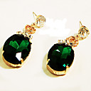 Sexy y extravagante Pendientes de piedras preciosas