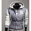 Men's Hooded Baseball Cotton Jacket