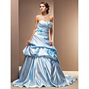 robe de bal sweetheart train chapelle robe de mariée en satin