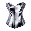Fashion Unique Satin Strapless Front Busk Closure Corsets Shapewear