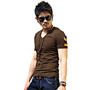 Herren V-Neck Slim T-Shirt (Slim Fit)