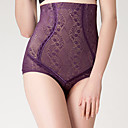 Chinlon with Lace Side High Waist Shaper Briefs More Colors