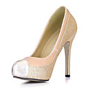 Elegante cuero de tacón de aguja con espumosos brillo Fiesta / noche Shoes