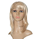 Capless Medium Silky Straight High Quality Synthetic Hair Wigs