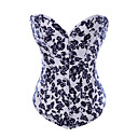 Frente Strapless raso de calidad Busk Corsets Fajas Cierre