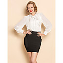 TS Organza Bow Collar Blouse Shirt
