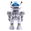 Controle Remoto Brinquedos Robot Dr. QI (dança falar andar e lançar disco voador)
