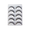 5 Pairs Black False Eyelashes 5-904