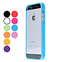 Transparent Design Durable Hard Case for iPhone 5 (Assorted Colors)