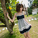 Dames Vier-stuk Contrast Color Stripes Zwemkleding met stalen pallet & Bra Pads