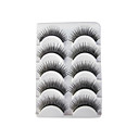 5 Pairs Black False Eyelashes 5-913