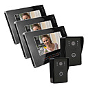9"Touch Key Wired Color Video Door Phone,with SD Card Picture Record (2 Camera To 3 Monitor)