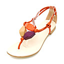 Leatherette Flat Heel Sandals With Buckle Party/Evening Shoes (More Colors)